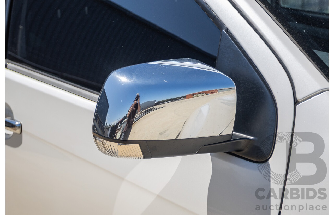 09/2015 Isuzu MU-X LS-U (4x4) UC MY15 4D Wagon Silky White Pearl Turbo Diesel 3.0L - 7 Seats