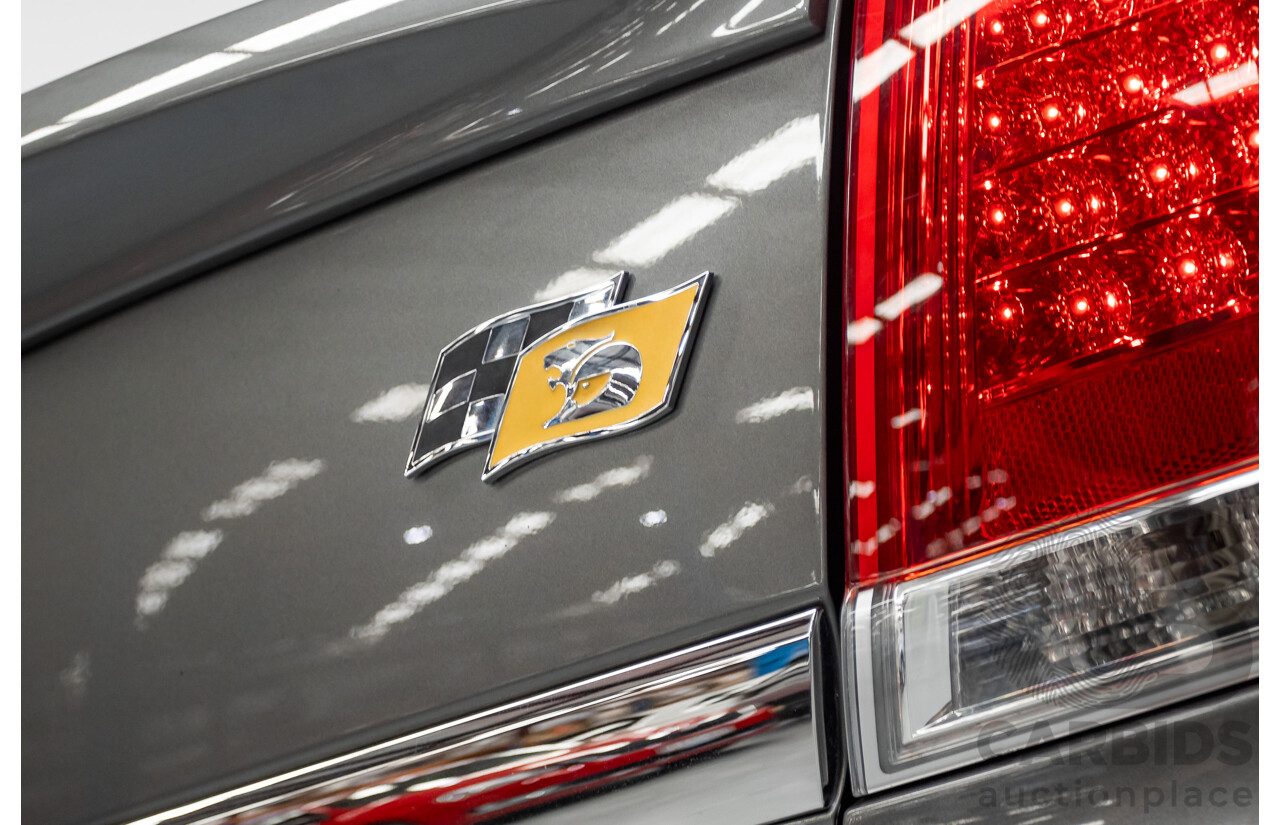 05/2012 Holden Special Vehicles (HSV) Grange Build No.219 WM3 MY12 4D Sedan Alto Grey V8 6.2L