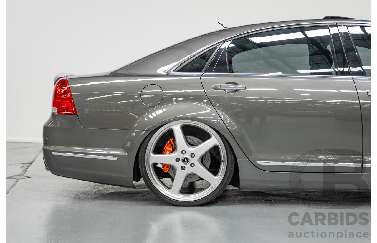 05/2012 Holden Special Vehicles (HSV) Grange Build No.219 WM3 MY12 4D Sedan Alto Grey V8 6.2L