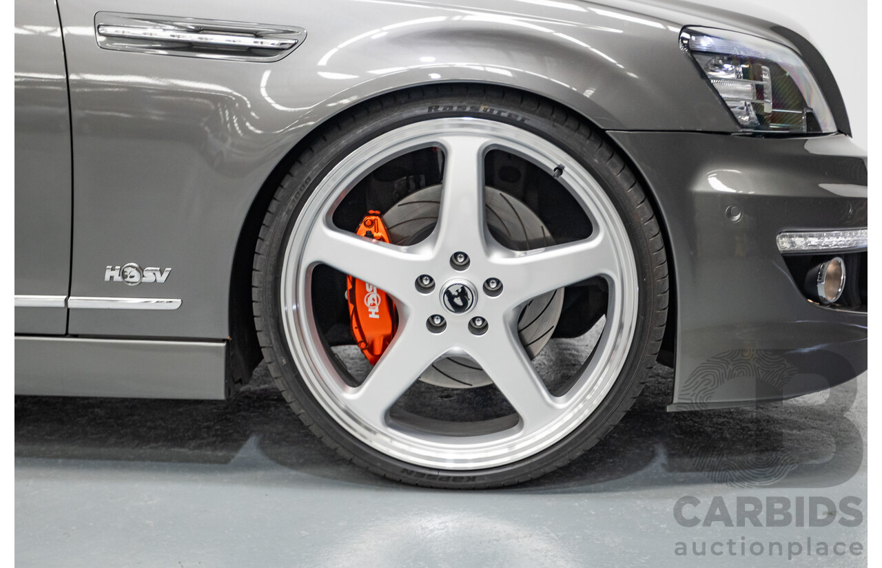 05/2012 Holden Special Vehicles (HSV) Grange Build No.219 WM3 MY12 4D Sedan Alto Grey V8 6.2L