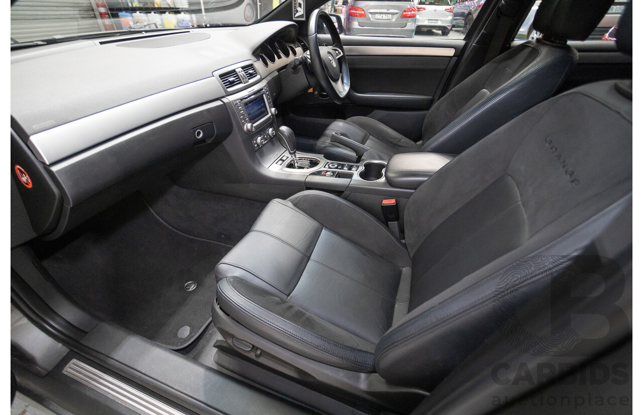 05/2012 Holden Special Vehicles (HSV) Grange Build No.219 WM3 MY12 4D Sedan Alto Grey V8 6.2L