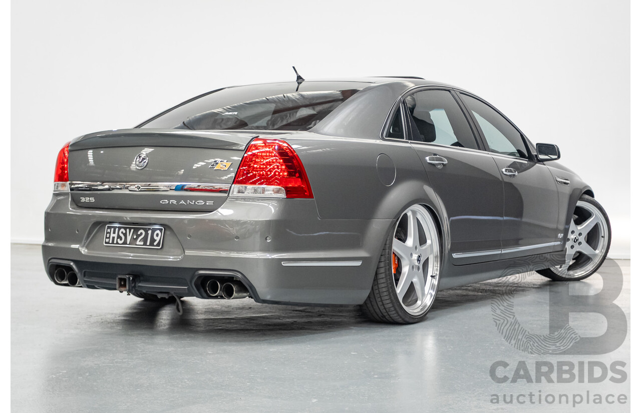 05/2012 Holden Special Vehicles (HSV) Grange Build No.219 WM3 MY12 4D Sedan Alto Grey V8 6.2L
