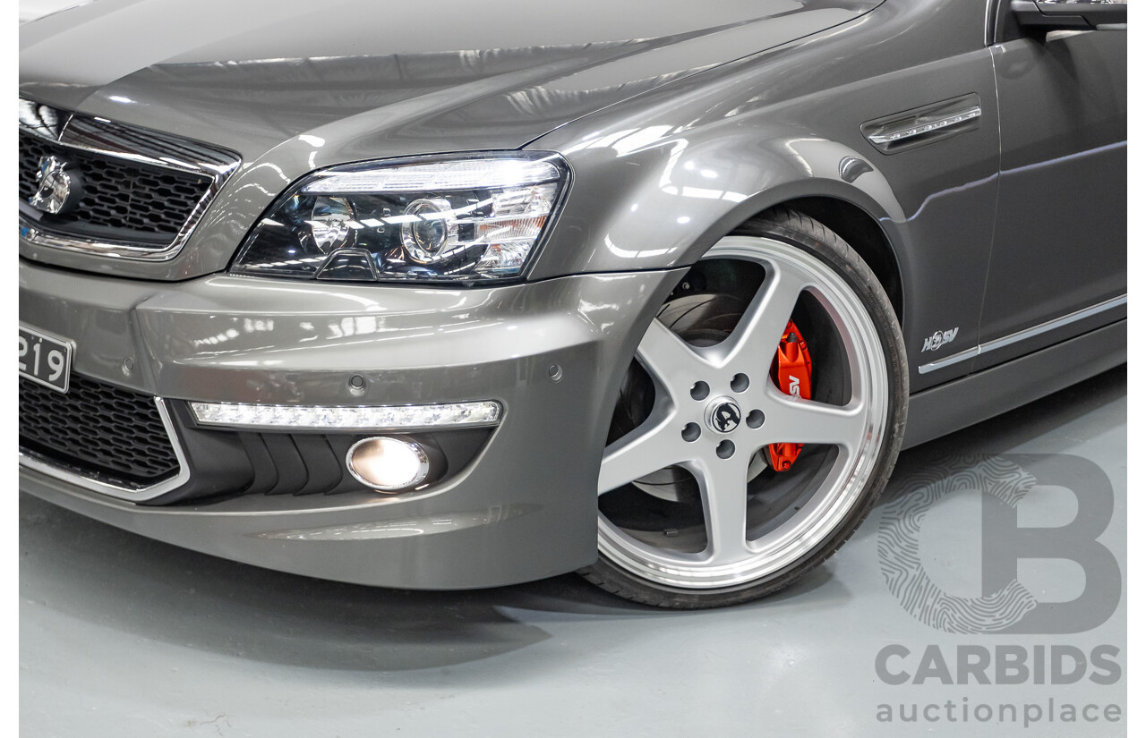 05/2012 Holden Special Vehicles (HSV) Grange Build No.219 WM3 MY12 4D Sedan Alto Grey V8 6.2L