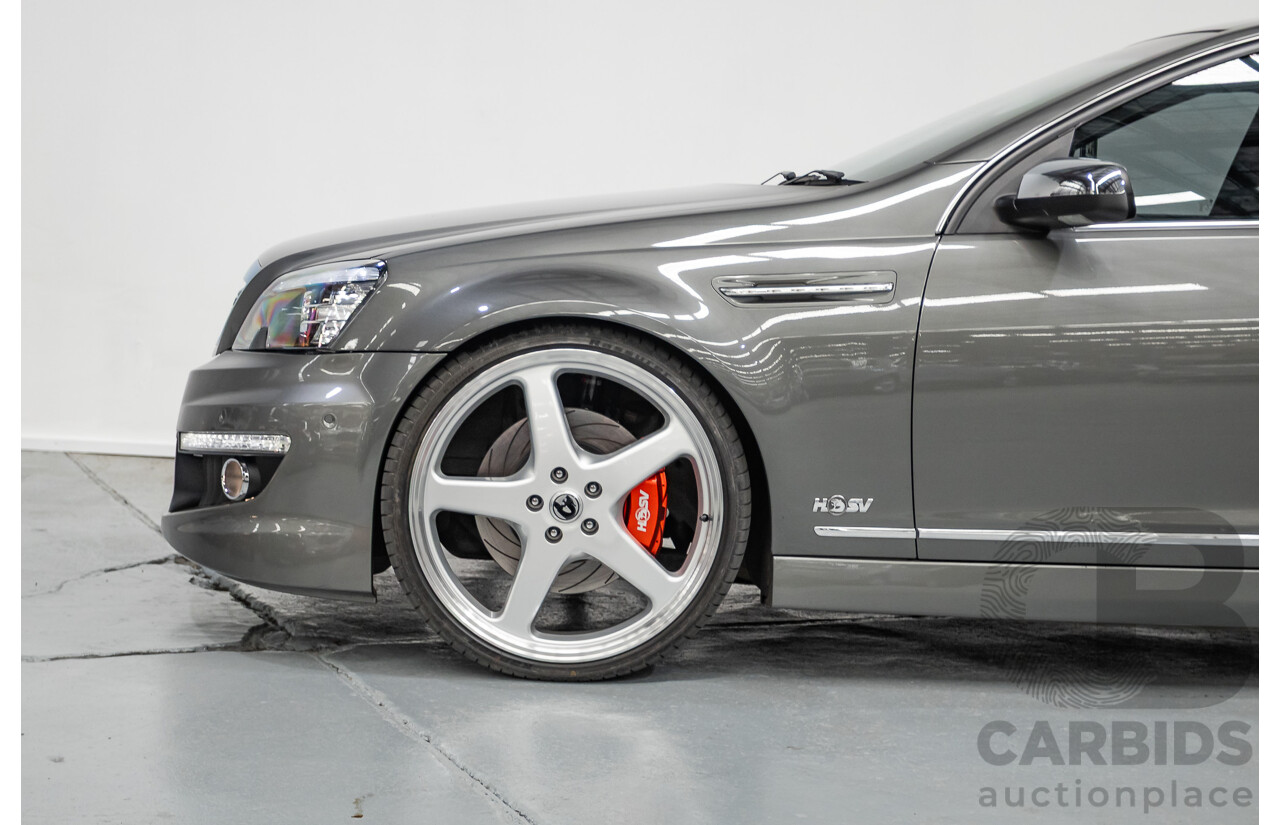 05/2012 Holden Special Vehicles (HSV) Grange Build No.219 WM3 MY12 4D Sedan Alto Grey V8 6.2L