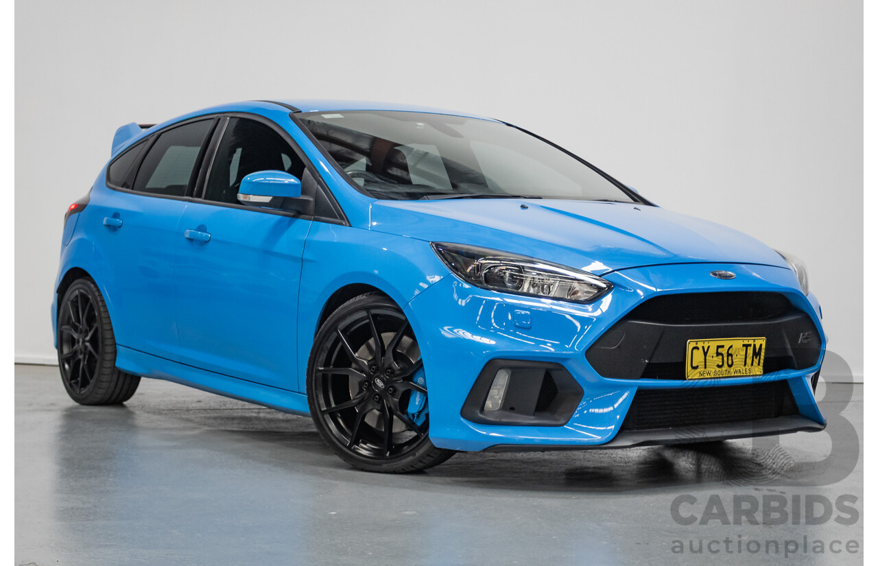 8/2016 Ford Focus RS (AWD) LZ 5D Hatchback Nitrous Blue Pearl Turbo 2.3L