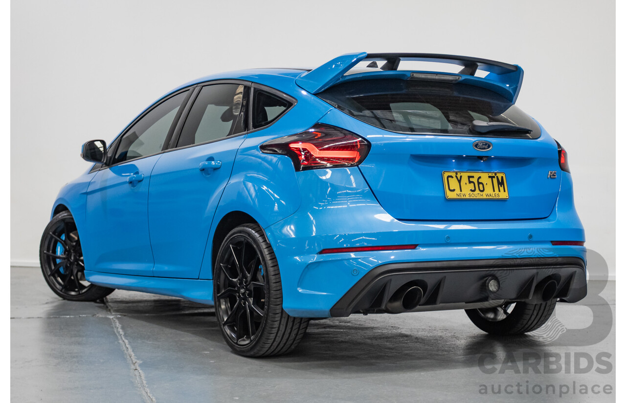 8/2016 Ford Focus RS (AWD) LZ 5D Hatchback Nitrous Blue Pearl Turbo 2.3L