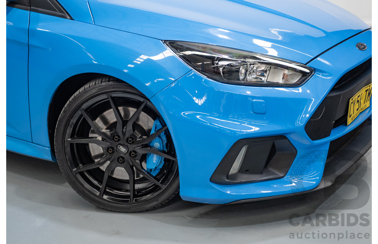 8/2016 Ford Focus RS (AWD) LZ 5D Hatchback Nitrous Blue Pearl Turbo 2.3L