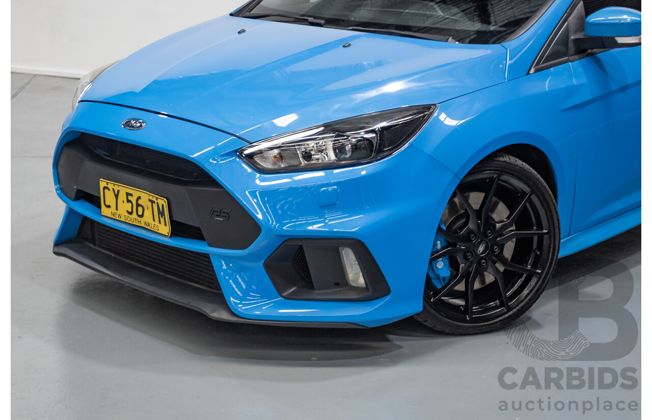 8/2016 Ford Focus RS (AWD) LZ 5D Hatchback Nitrous Blue Pearl Turbo 2.3L