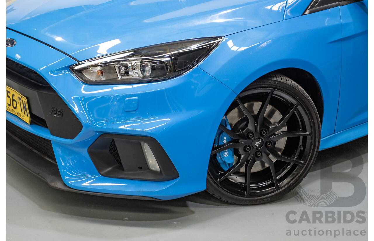8/2016 Ford Focus RS (AWD) LZ 5D Hatchback Nitrous Blue Pearl Turbo 2.3L