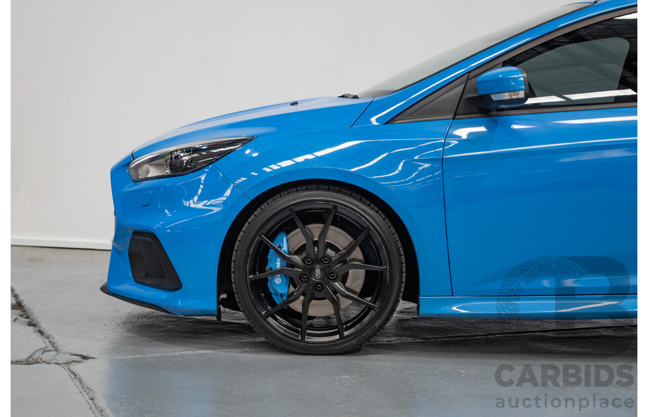 8/2016 Ford Focus RS (AWD) LZ 5D Hatchback Nitrous Blue Pearl Turbo 2.3L