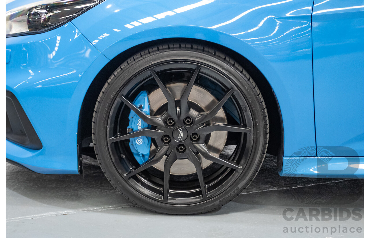 8/2016 Ford Focus RS (AWD) LZ 5D Hatchback Nitrous Blue Pearl Turbo 2.3L