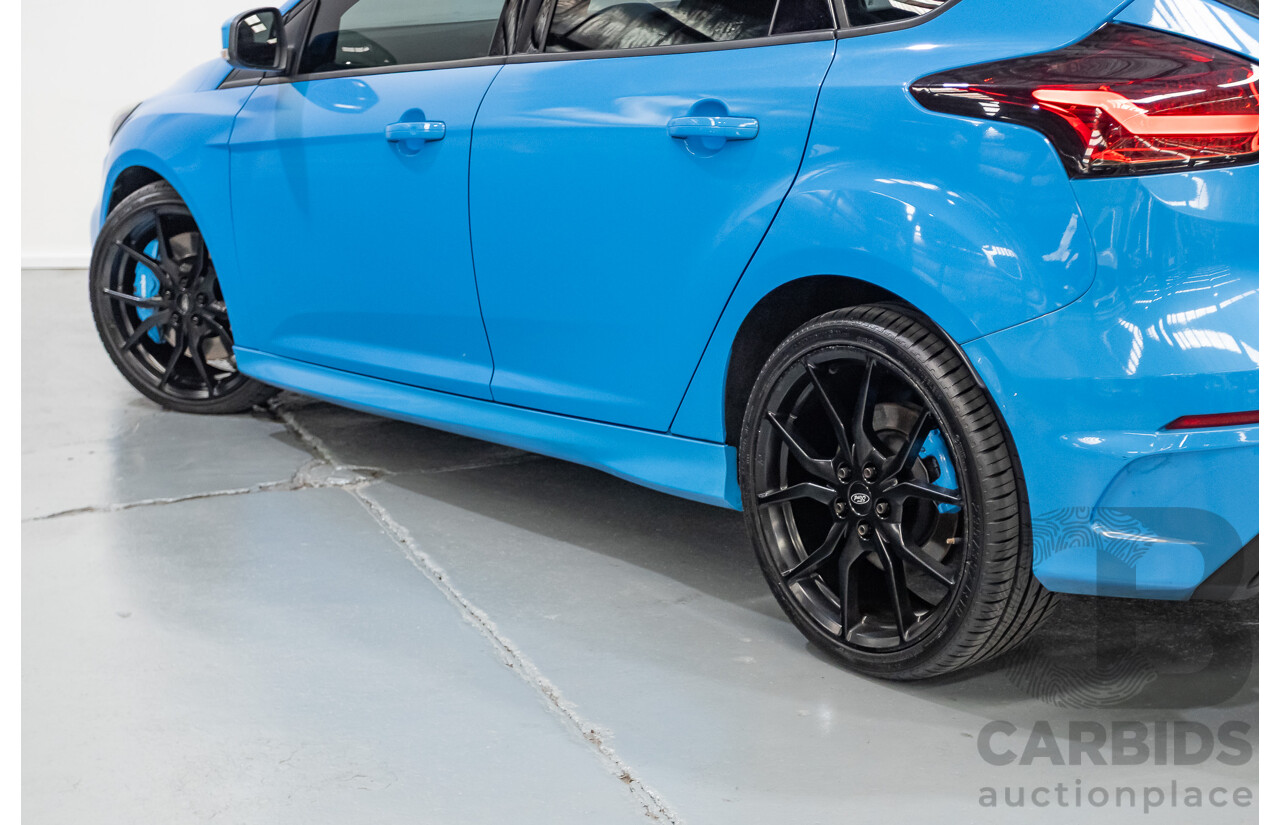 8/2016 Ford Focus RS (AWD) LZ 5D Hatchback Nitrous Blue Pearl Turbo 2.3L