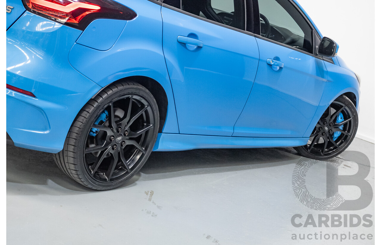 8/2016 Ford Focus RS (AWD) LZ 5D Hatchback Nitrous Blue Pearl Turbo 2.3L
