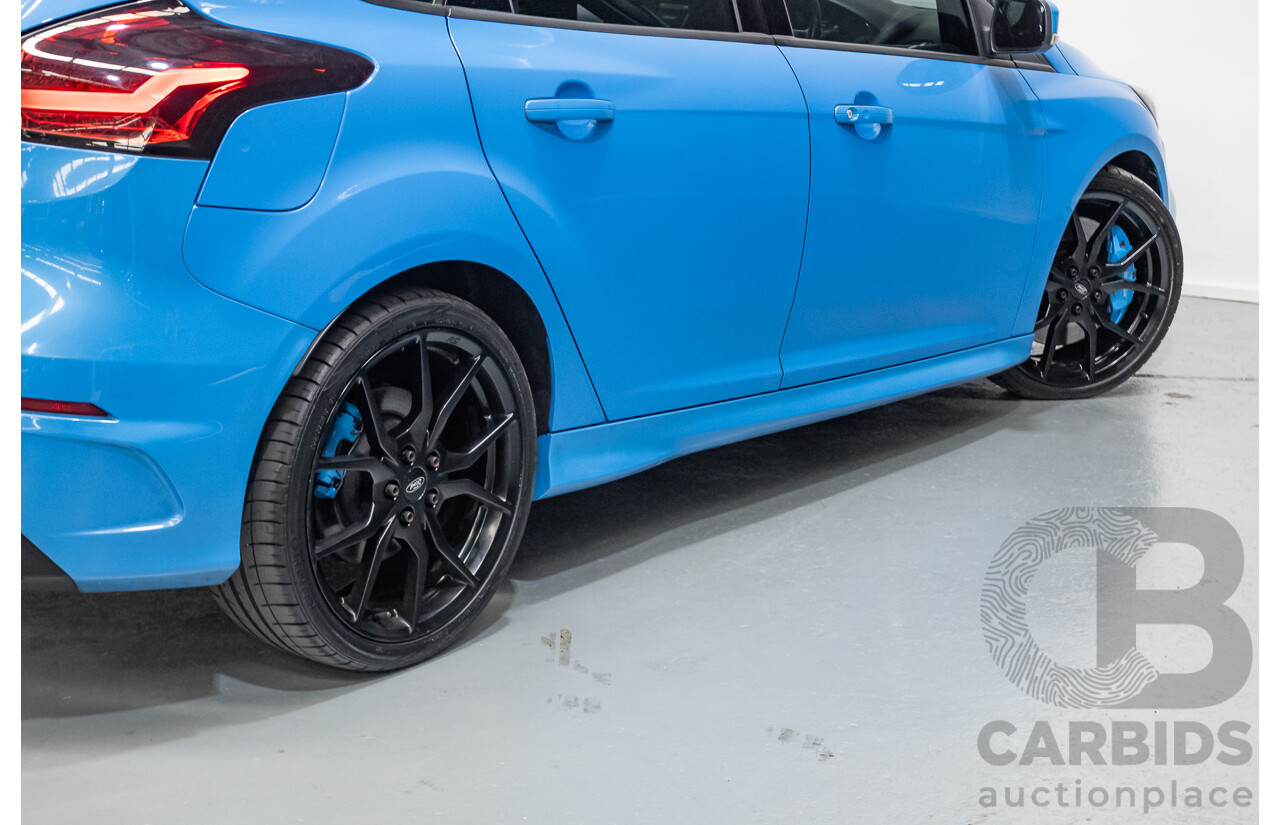 8/2016 Ford Focus RS (AWD) LZ 5D Hatchback Nitrous Blue Pearl Turbo 2.3L