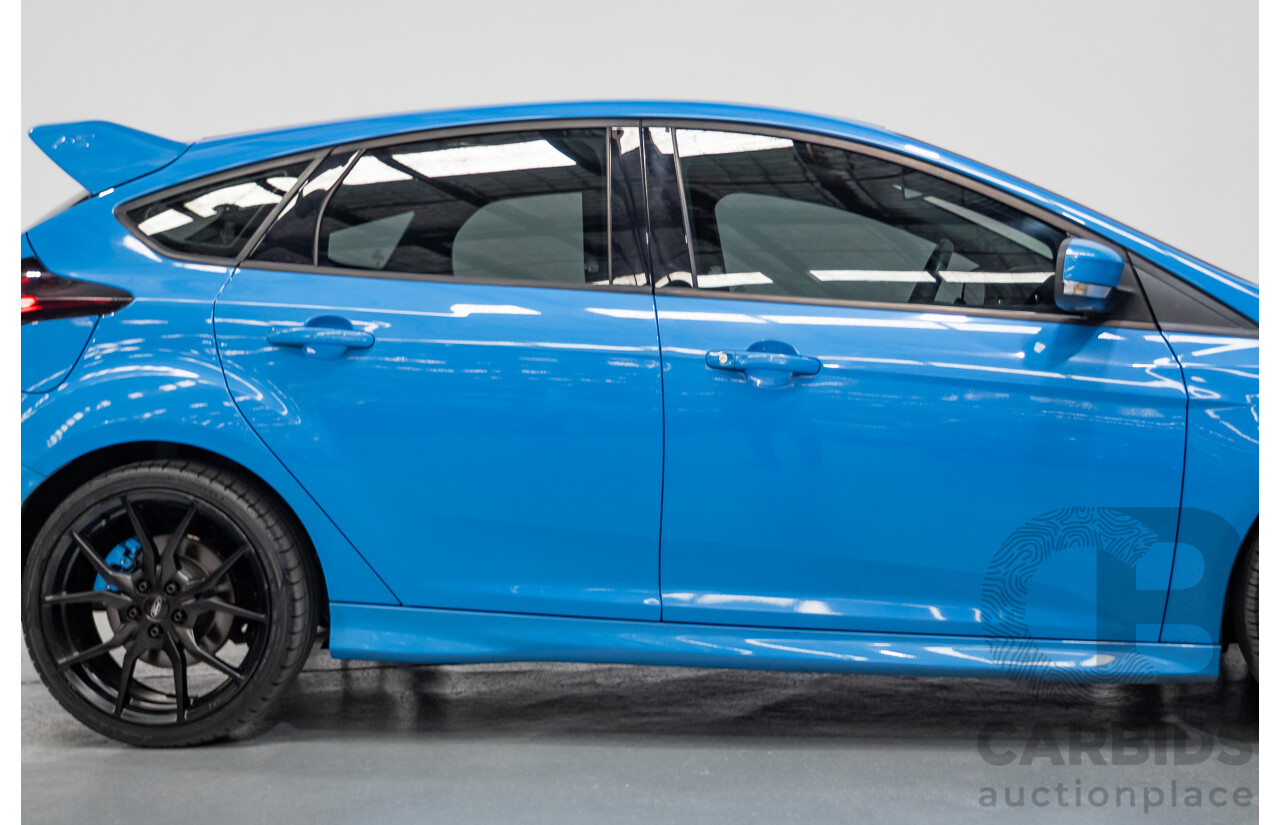 8/2016 Ford Focus RS (AWD) LZ 5D Hatchback Nitrous Blue Pearl Turbo 2.3L