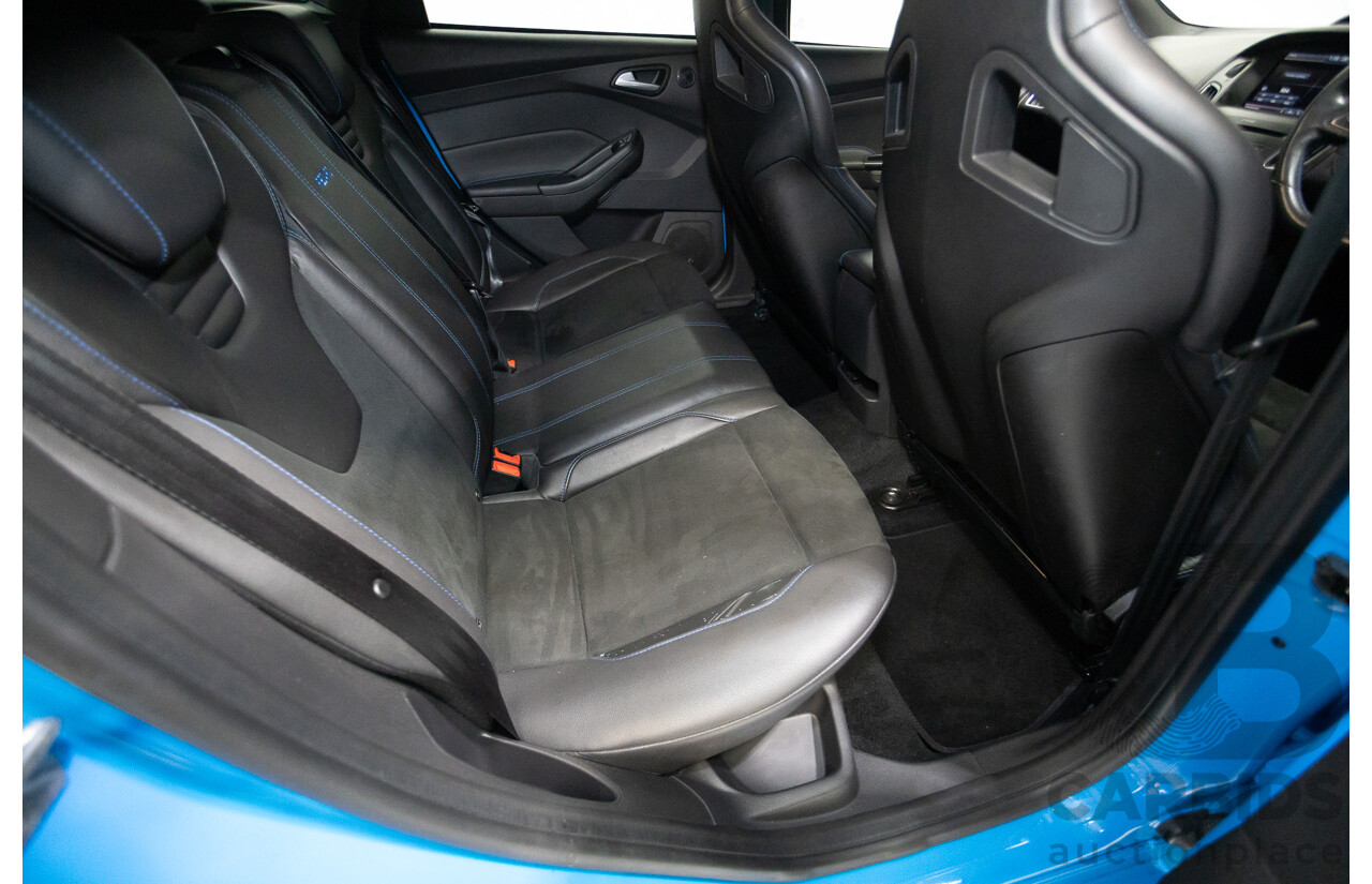 8/2016 Ford Focus RS (AWD) LZ 5D Hatchback Nitrous Blue Pearl Turbo 2.3L