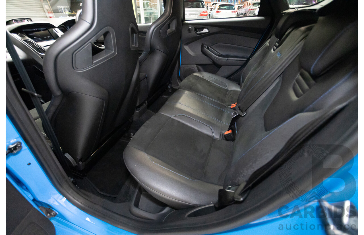 8/2016 Ford Focus RS (AWD) LZ 5D Hatchback Nitrous Blue Pearl Turbo 2.3L
