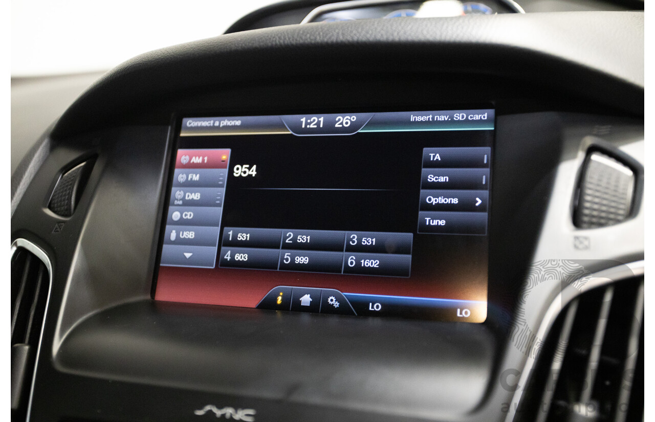 8/2016 Ford Focus RS (AWD) LZ 5D Hatchback Nitrous Blue Pearl Turbo 2.3L