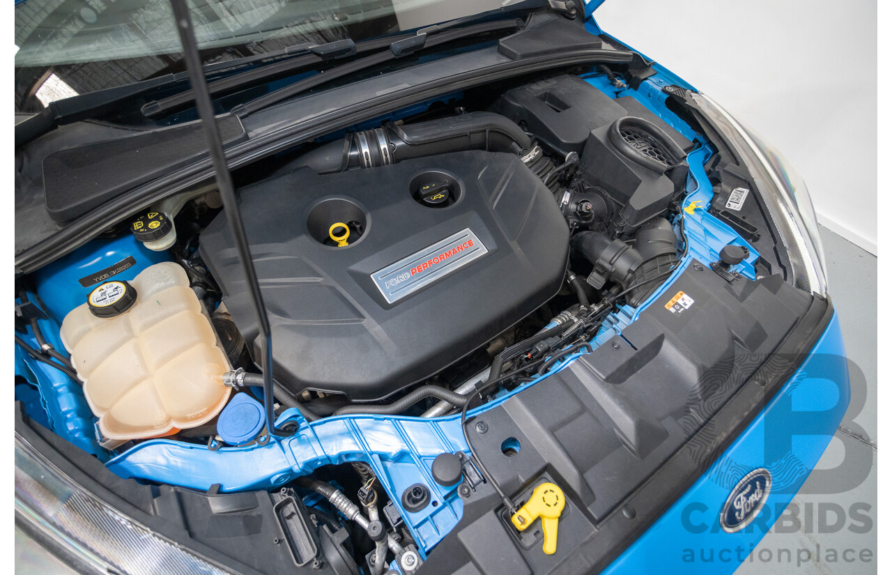 8/2016 Ford Focus RS (AWD) LZ 5D Hatchback Nitrous Blue Pearl Turbo 2.3L