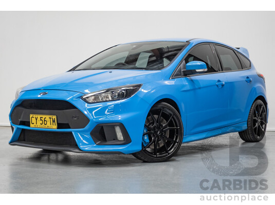 8/2016 Ford Focus RS (AWD) LZ 5D Hatchback Nitrous Blue Pearl Turbo 2.3L