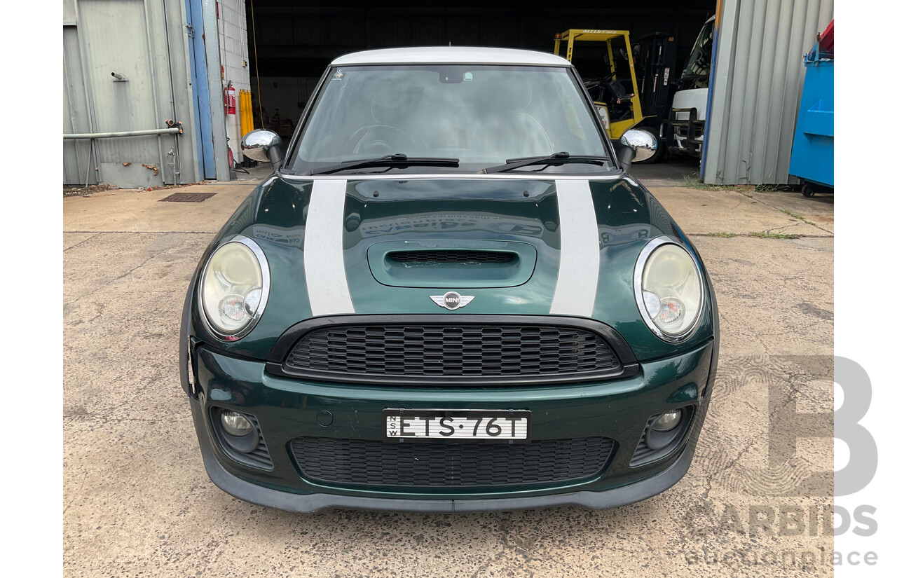 03/2009 Mini Cooper S R56 JCW pack 2D Hatchback British Racing Green Metallic Turbo 1.6L