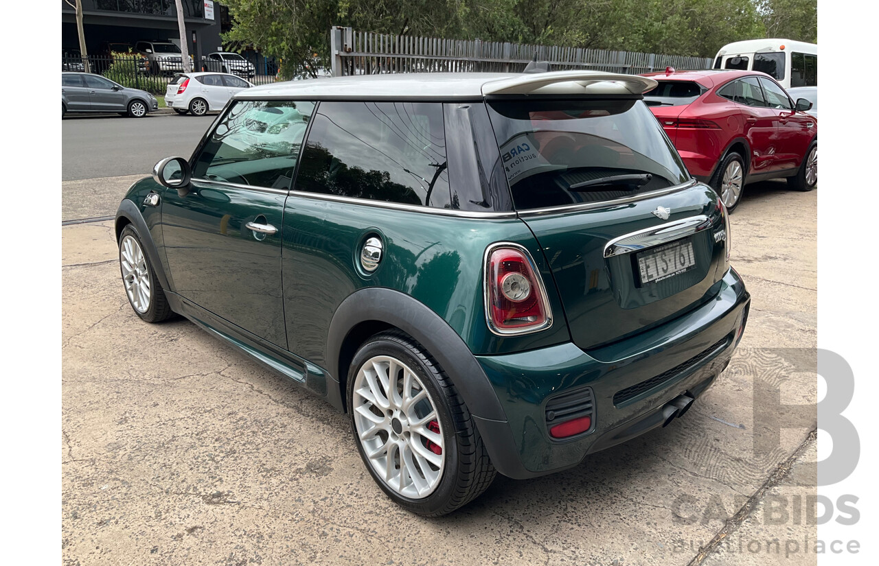03/2009 Mini Cooper S R56 JCW pack 2D Hatchback British Racing Green Metallic Turbo 1.6L