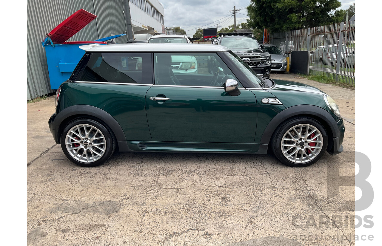 03/2009 Mini Cooper S R56 JCW pack 2D Hatchback British Racing Green Metallic Turbo 1.6L
