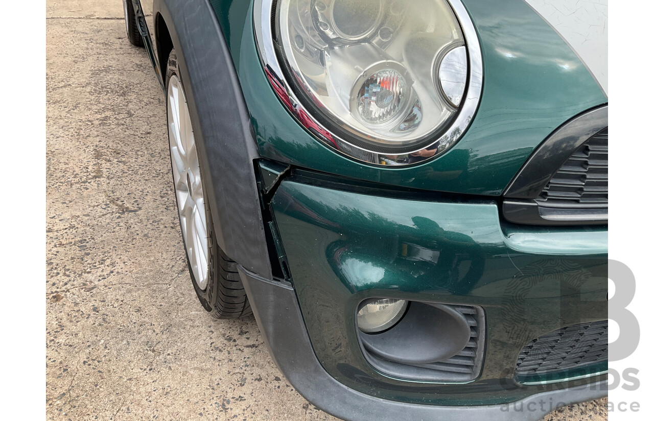 03/2009 Mini Cooper S R56 JCW pack 2D Hatchback British Racing Green Metallic Turbo 1.6L