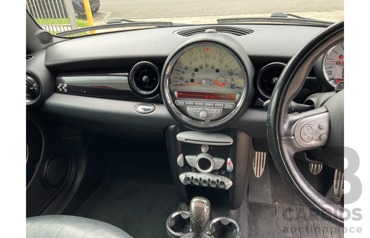 03/2009 Mini Cooper S R56 JCW pack 2D Hatchback British Racing Green Metallic Turbo 1.6L