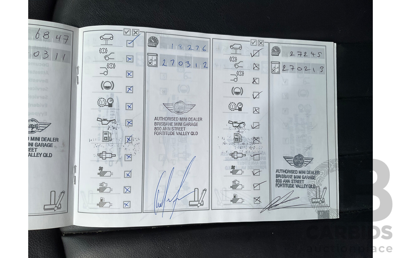 03/2009 Mini Cooper S R56 JCW pack 2D Hatchback British Racing Green Metallic Turbo 1.6L