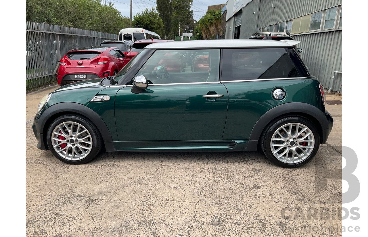 03/2009 Mini Cooper S John Cooper Works Performance Package R56 2d Hatchback British Racing Green Metallic Turbo 1.6L