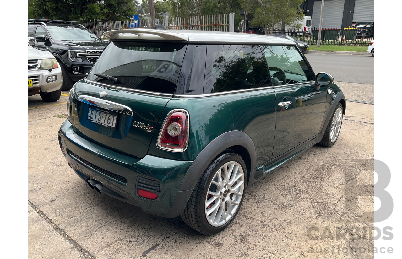 03/2009 Mini Cooper S John Cooper Works Performance Package R56 2d Hatchback British Racing Green Metallic Turbo 1.6L