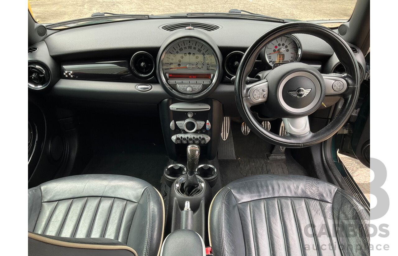 03/2009 Mini Cooper S John Cooper Works Performance Package R56 2d Hatchback British Racing Green Metallic Turbo 1.6L