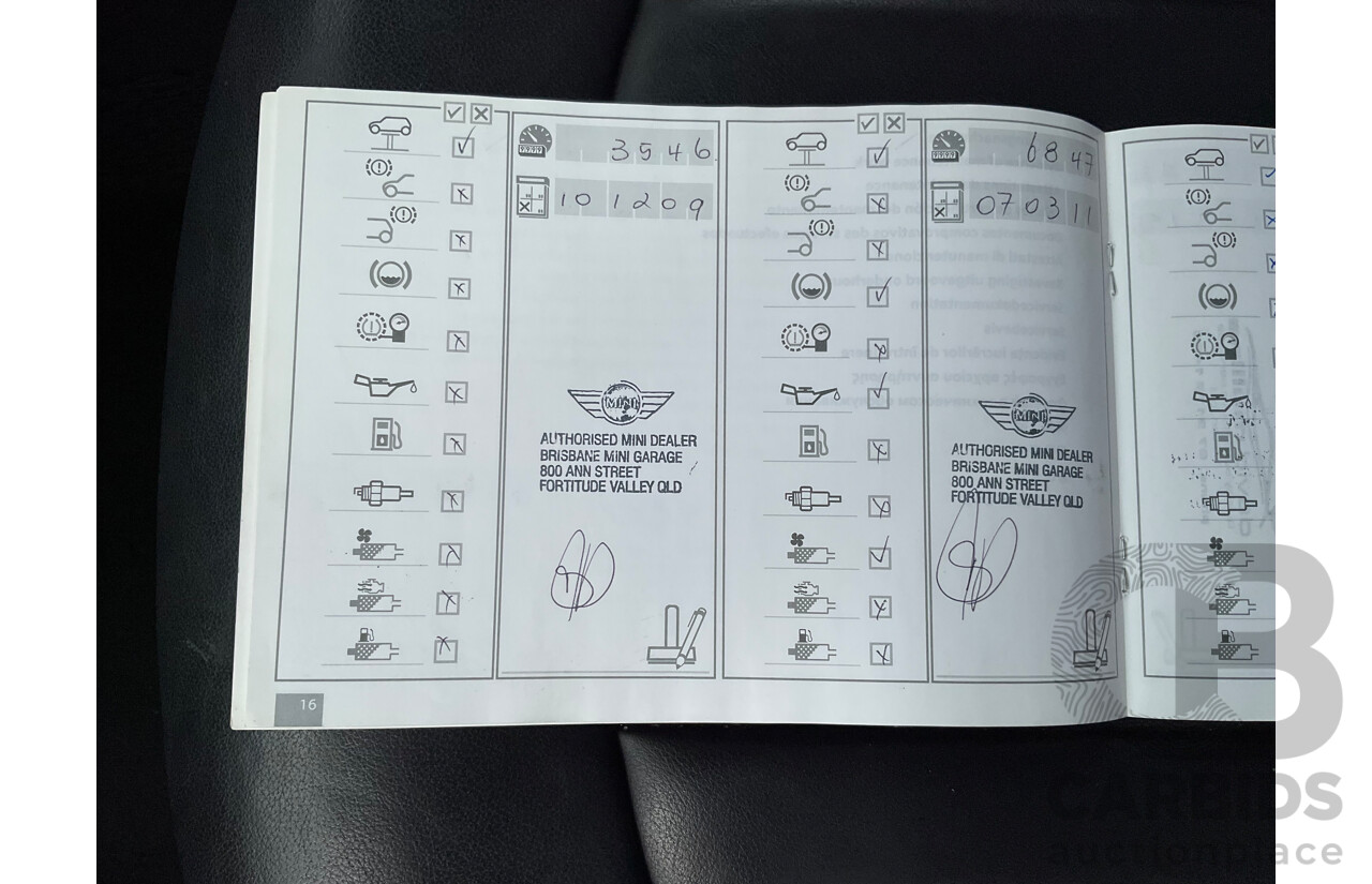 03/2009 Mini Cooper S John Cooper Works Performance Package R56 2d Hatchback British Racing Green Metallic Turbo 1.6L