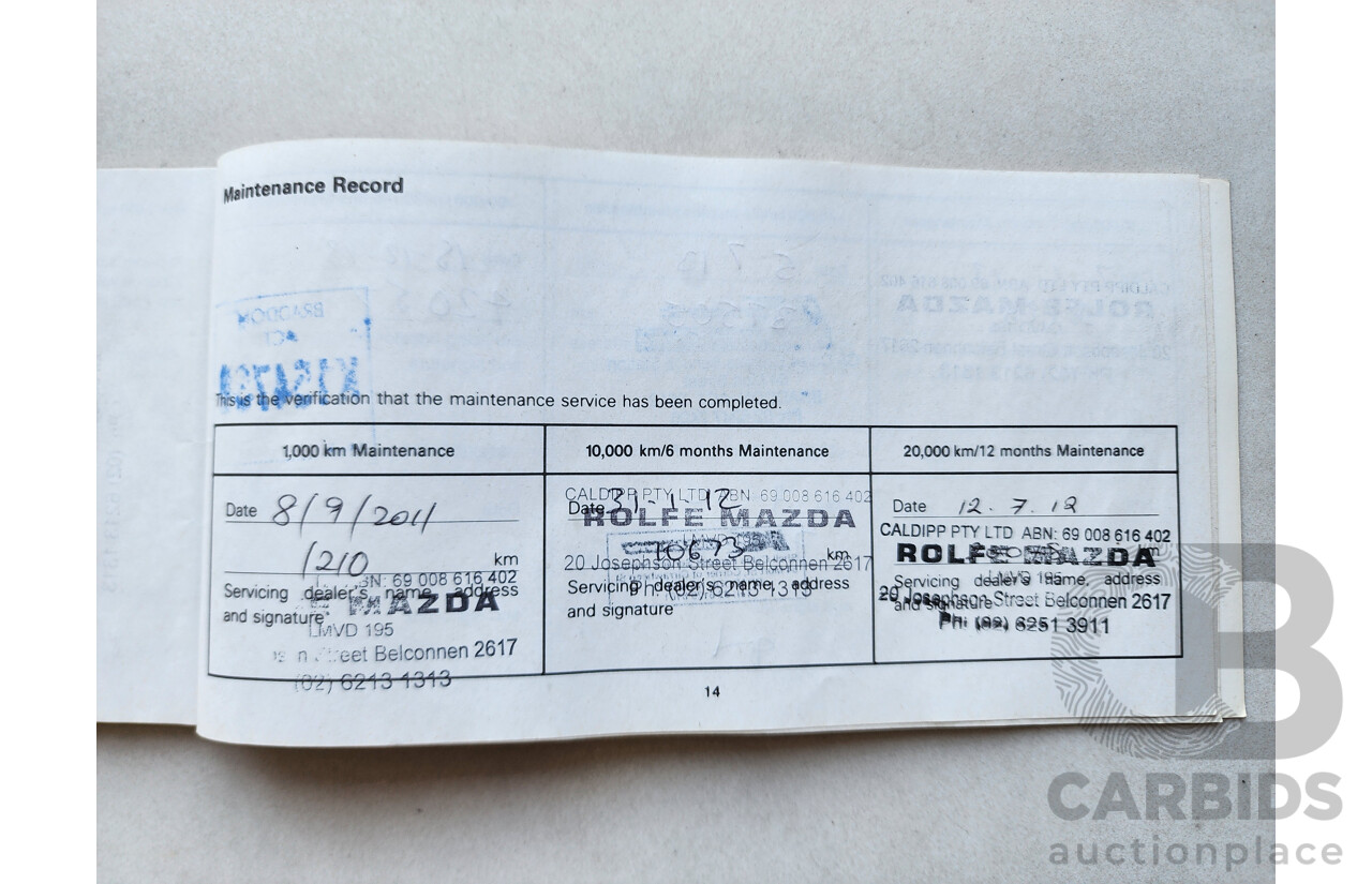 7/2011 Mazda Mazda3 NEO BL 10 UPGRADE 4d Sedan Grey 2.0L