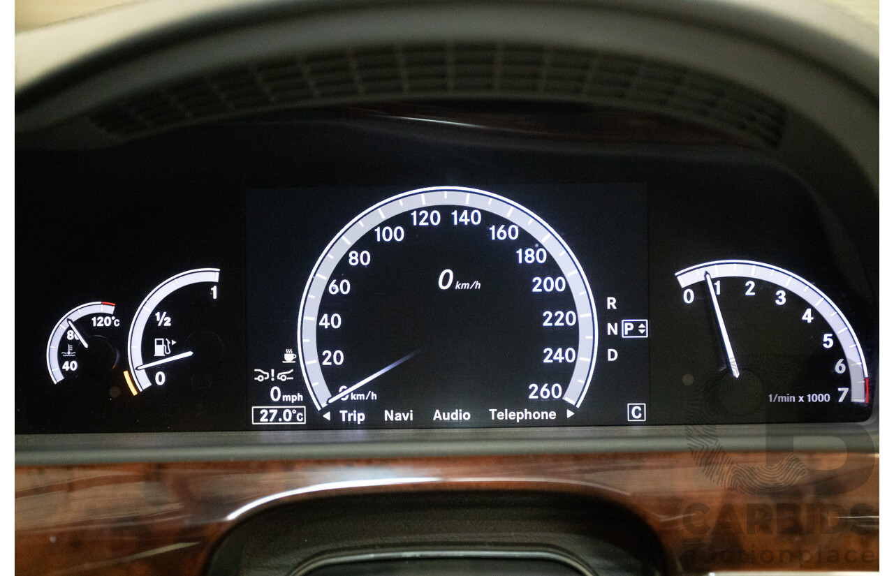 11/2010 Mercedes-Benz S350 221 09 Upgrade 4D Sedan Chromit Majestic Black Metallic V6 3.5L