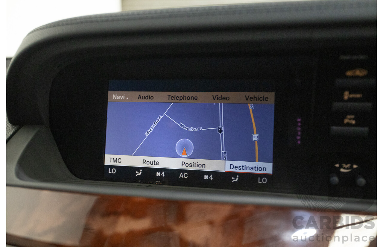 11/2010 Mercedes-Benz S350 221 09 Upgrade 4D Sedan Chromit Majestic Black Metallic V6 3.5L