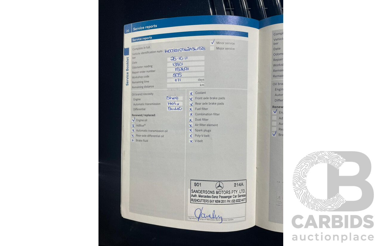 11/2010 Mercedes-Benz S350 221 09 Upgrade 4D Sedan Chromit Majestic Black Metallic V6 3.5L