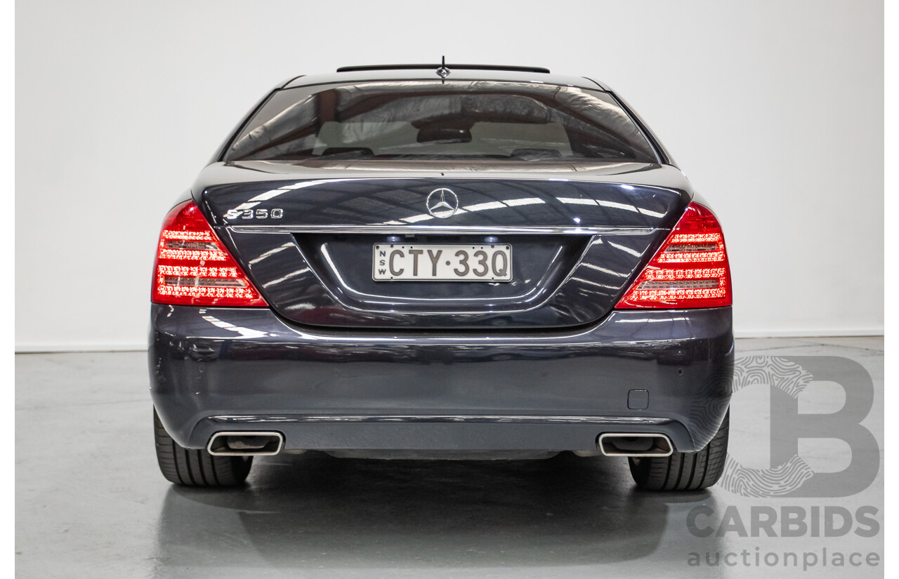 11/2010 Mercedes-Benz S350 221 09 Upgrade 4D Sedan Chromit Majestic Black Metallic V6 3.5L