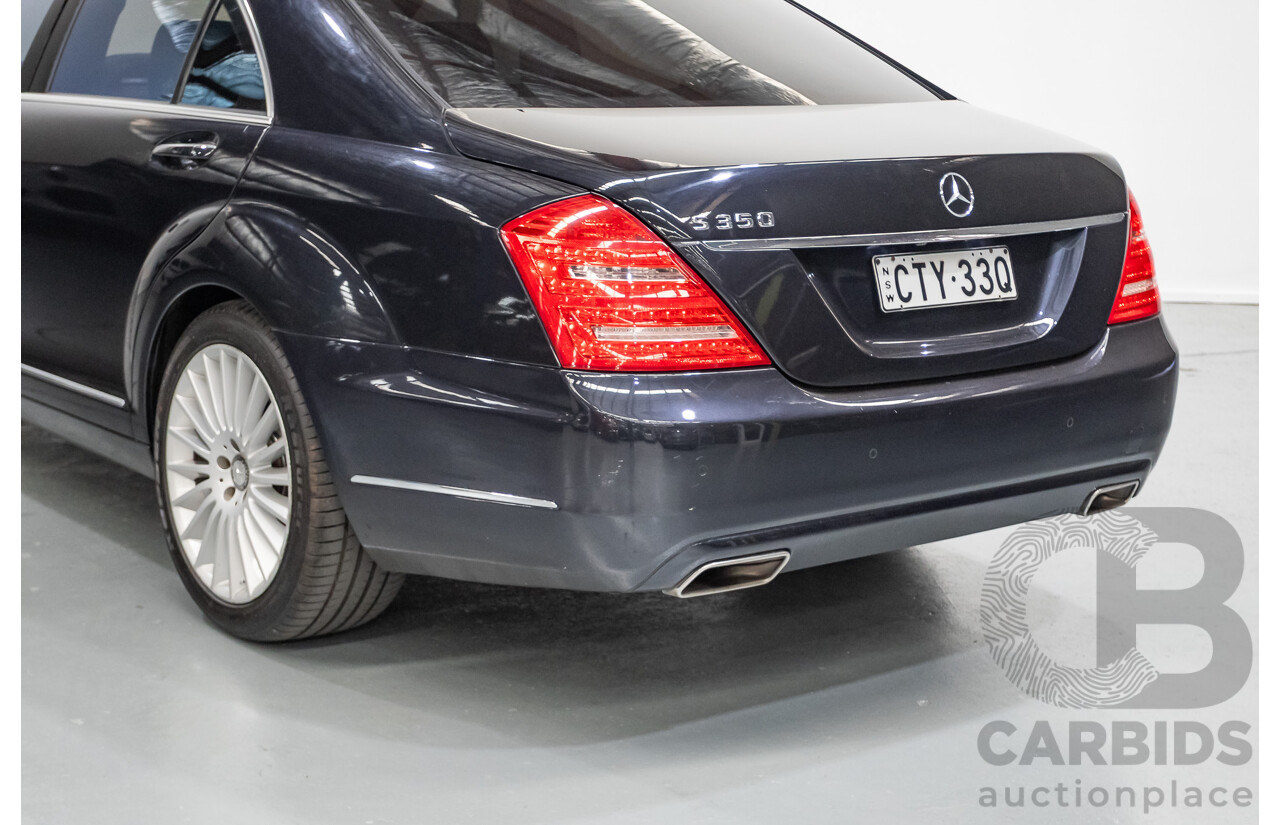 11/2010 Mercedes-Benz S350 221 09 Upgrade 4D Sedan Chromit Majestic Black Metallic V6 3.5L