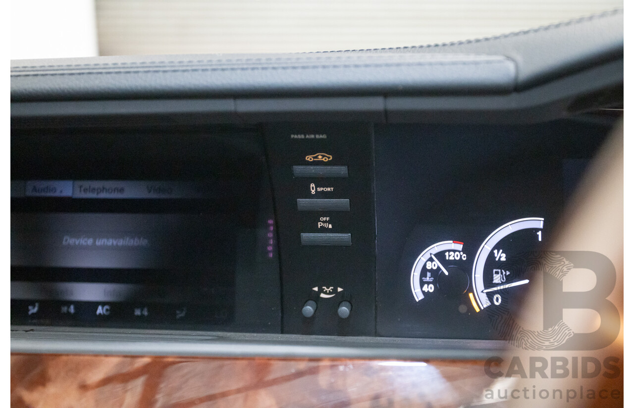 11/2010 Mercedes-Benz S350 221 09 Upgrade 4D Sedan Chromit Majestic Black Metallic V6 3.5L