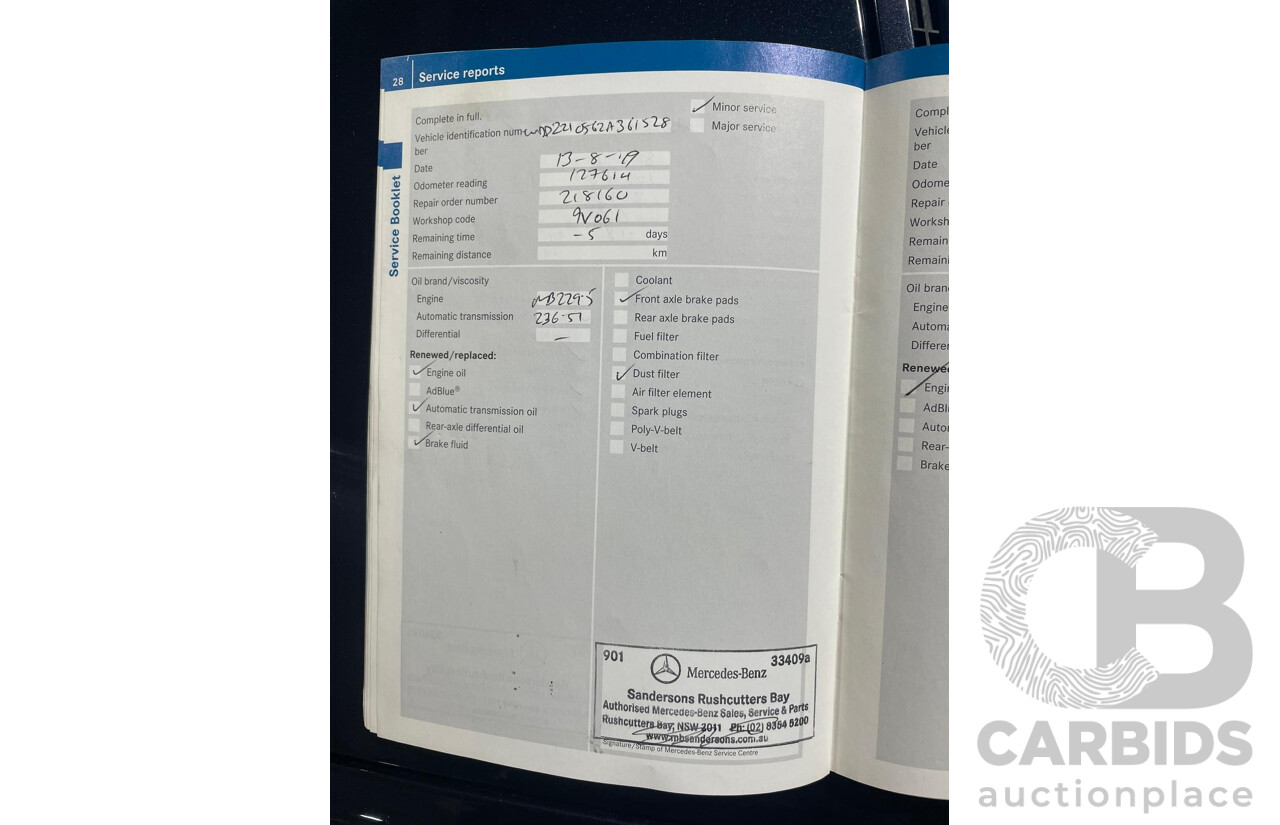 11/2010 Mercedes-Benz S350 221 09 Upgrade 4D Sedan Chromit Majestic Black Metallic V6 3.5L