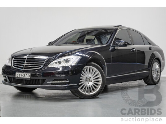 11/2010 Mercedes-Benz S350 221 09 Upgrade 4D Sedan Chromit Majestic Black Metallic V6 3.5L
