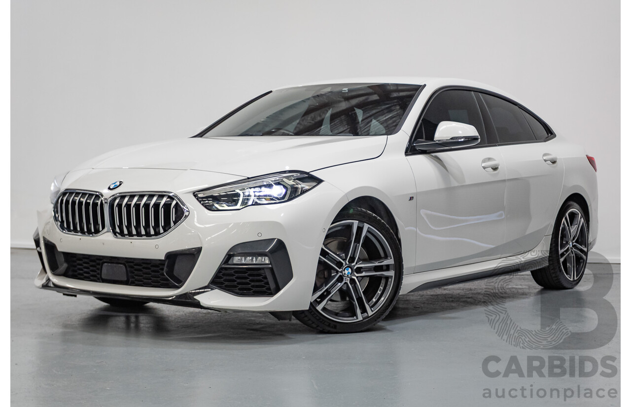 2/2020 BMW 218i M Sport Gran Coupe F44 4D Coupe Alpine White Turbo 1.5L