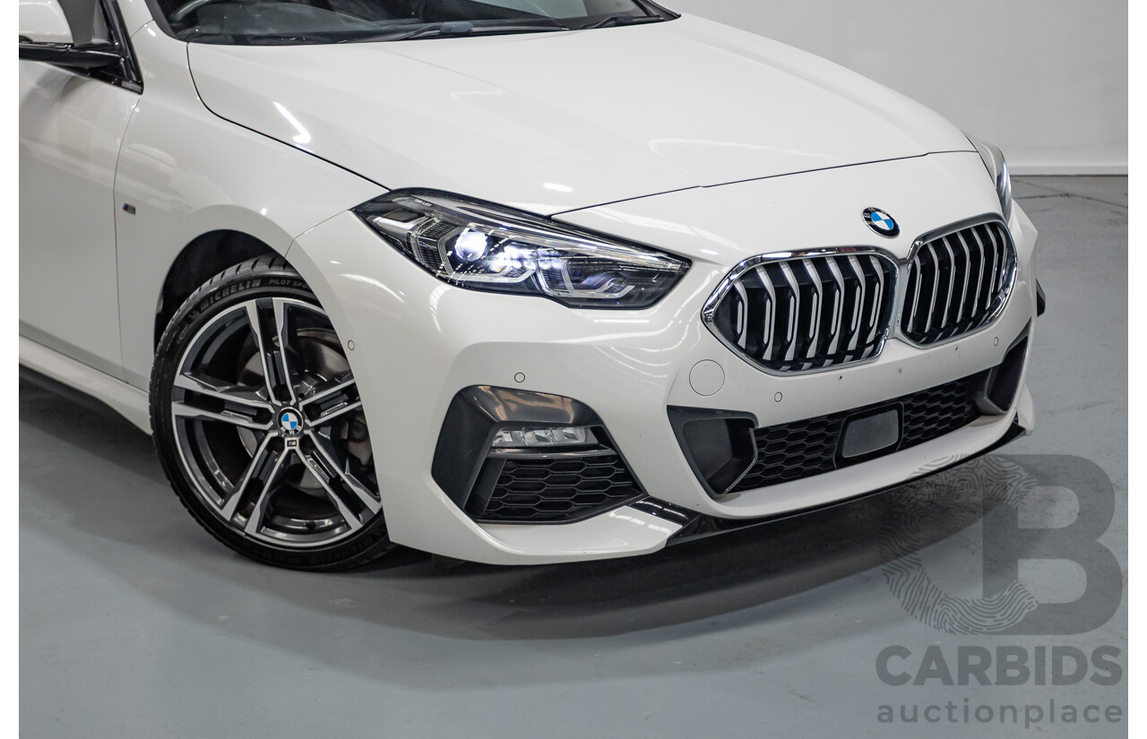 2/2020 BMW 218i M Sport Gran Coupe F44 4D Coupe Alpine White Turbo 1.5L