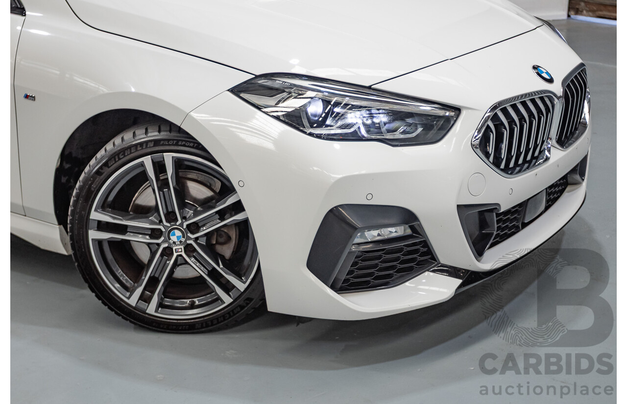 2/2020 BMW 218i M Sport Gran Coupe F44 4D Coupe Alpine White Turbo 1.5L