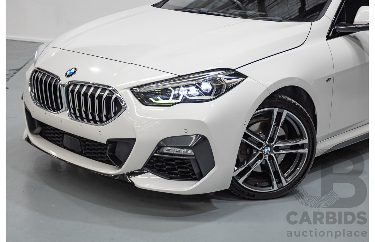 2/2020 BMW 218i M Sport Gran Coupe F44 4D Coupe Alpine White Turbo 1.5L