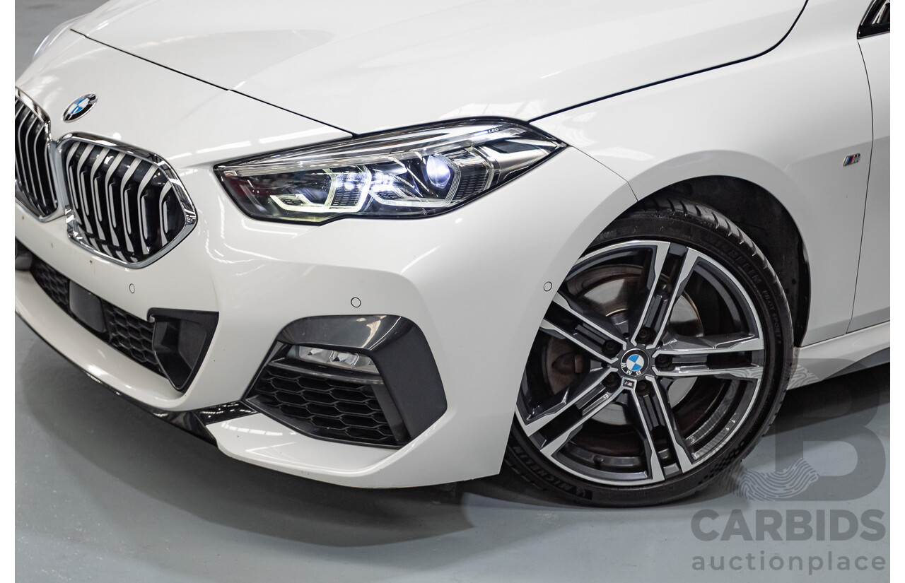 2/2020 BMW 218i M Sport Gran Coupe F44 4D Coupe Alpine White Turbo 1.5L