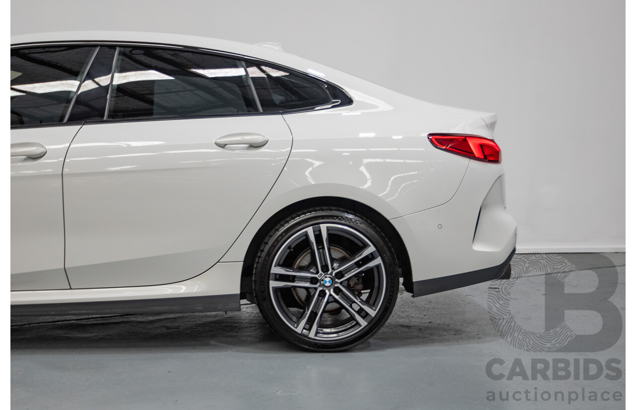 2/2020 BMW 218i M Sport Gran Coupe F44 4D Coupe Alpine White Turbo 1.5L