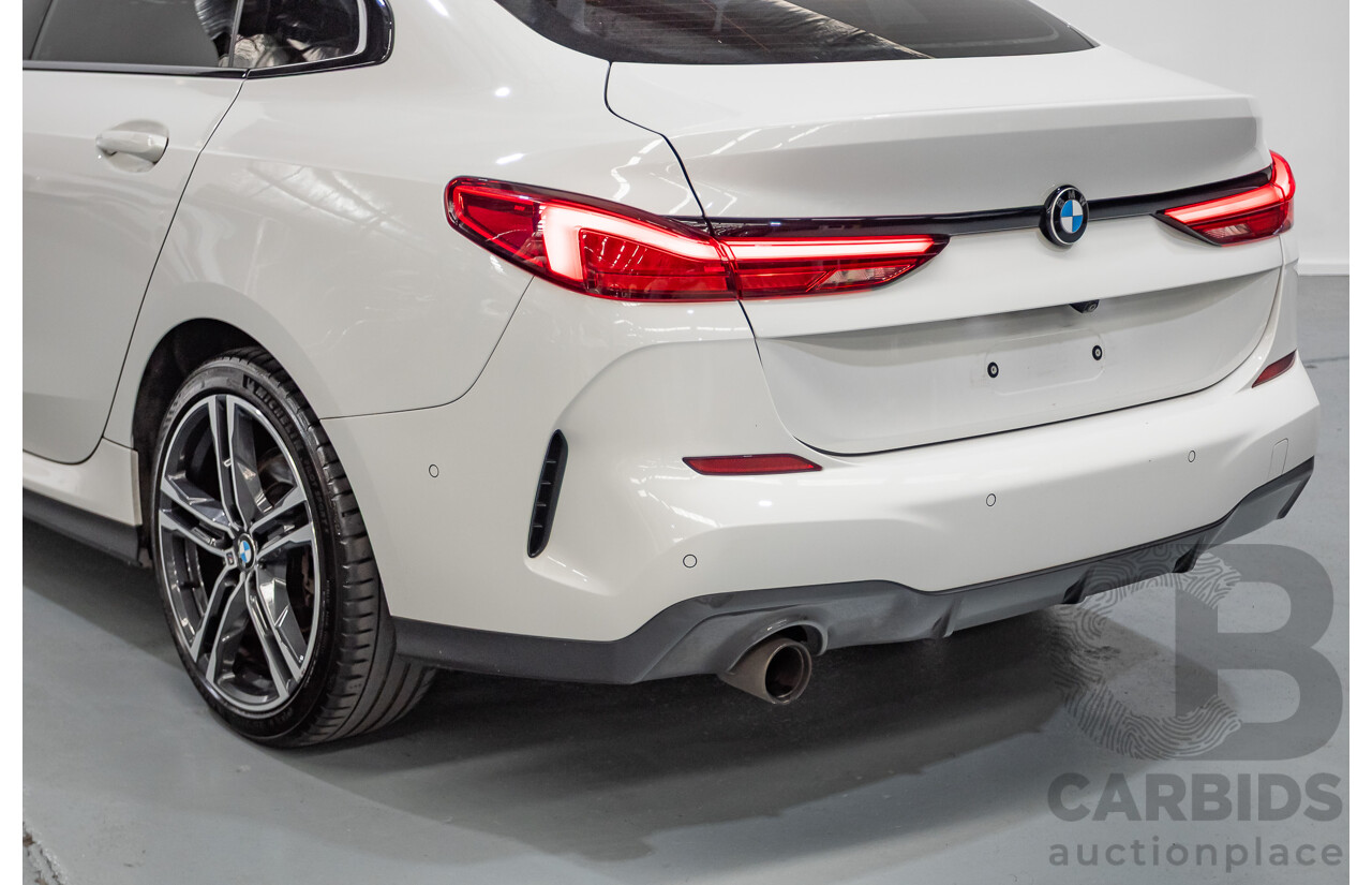 2/2020 BMW 218i M Sport Gran Coupe F44 4D Coupe Alpine White Turbo 1.5L